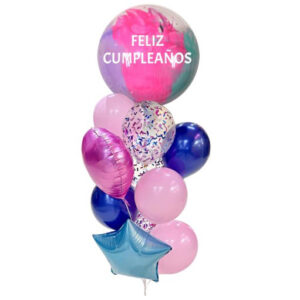 Bouquet Burbuja Feliz Cumpleaños B279