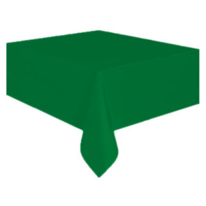 Mantel de plástico rectangular