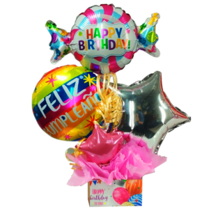 Arreglo de Mesa Chico Happy Birthday GA126