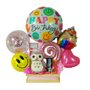 Arreglo de Mesa Happy Birthday GA120