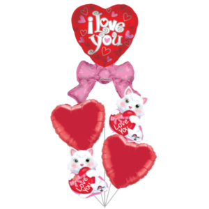 Bouquet  Kitty With I Love You GB964