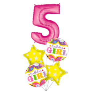 Bouquet Número edad 5 años GB1047