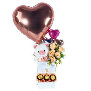 Arreglo de Mesa Chanchito Amor GA140